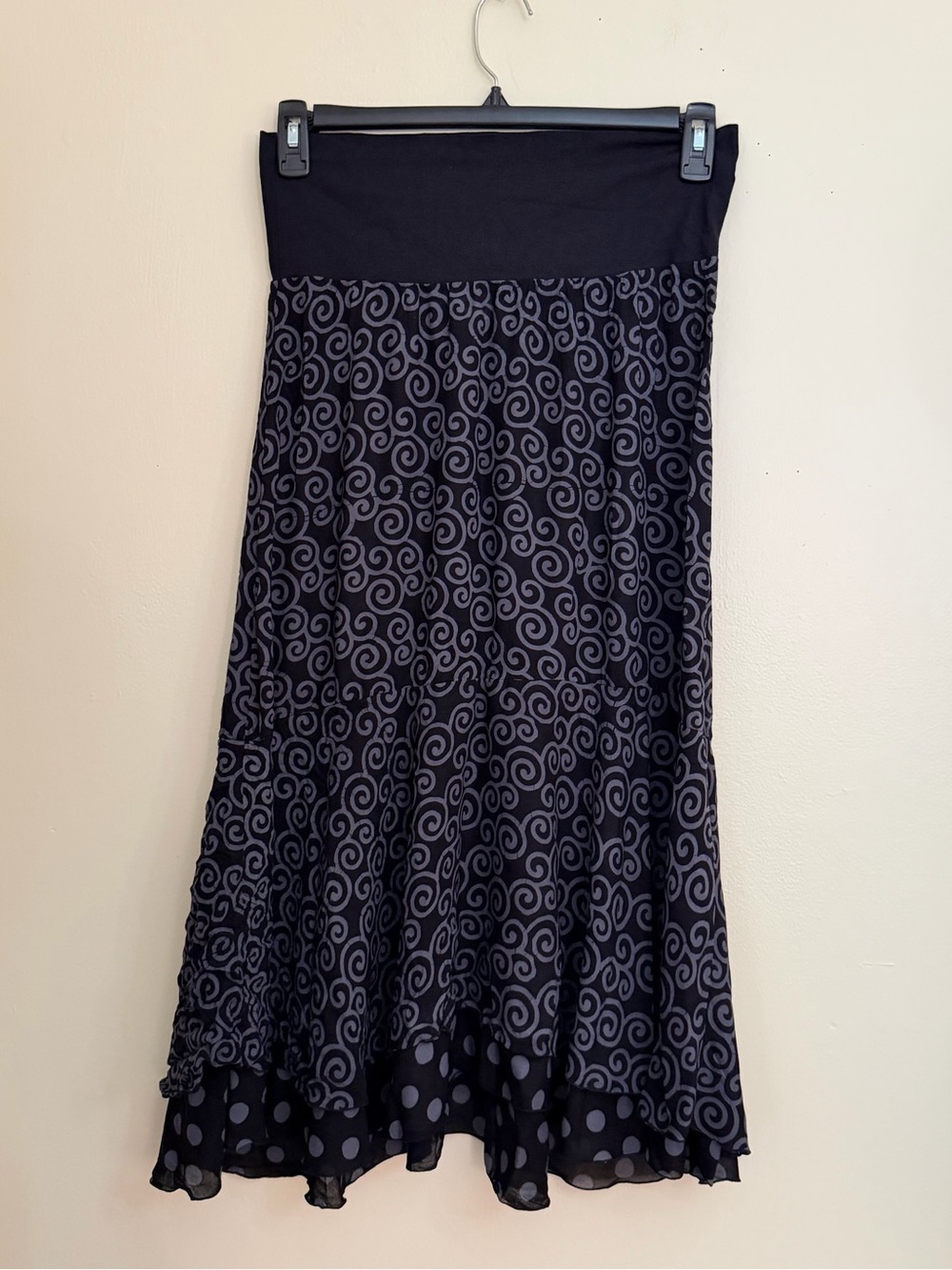 Vintage Whimsygoth Midi Skirt